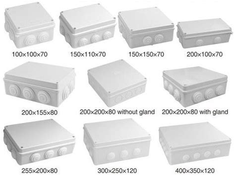 different size junction boxes|junction box size in mm.